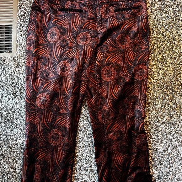 Maeve velvet print crop pants - Picture 2 of 3